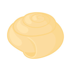 Shell icon in cartoon style