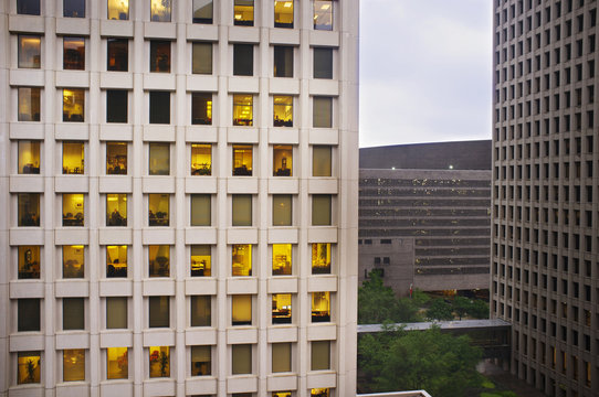 Exterior view of buildings in city
