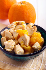 Chicken breast with oranges