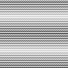 Wave gray gradient background, seamless pattern. Vector