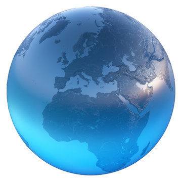 Blue Marble Earth Europe