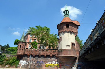 Schwabentorbrücke in Freiburg