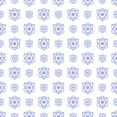 Seamless pattern science and technology vector background.