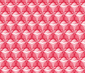 seamless background made of unusual star shapes in shades of pink and white