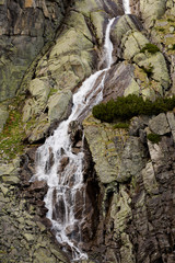 Slovakian Tatry Skok waterfall landscape © sitriel