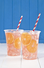 Orange juices orange slices.