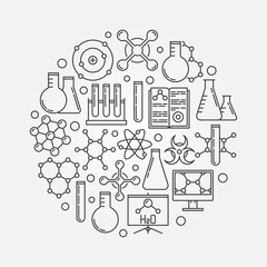 Chemistry vector illustration