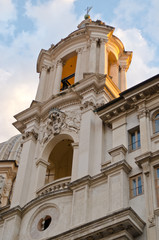 Fototapeta na wymiar Basilica of Sant'Agnese in Agone