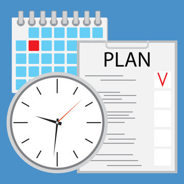 Planning and organization of time flat