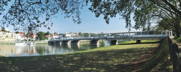 Kolonádový most - Colonnade bridge in Piestany in Slovakia