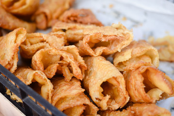 Pastries and cakes. Photo close up