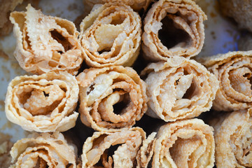 Pastries and cakes. Photo close up