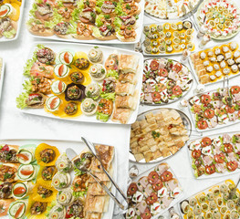 Various food on the table