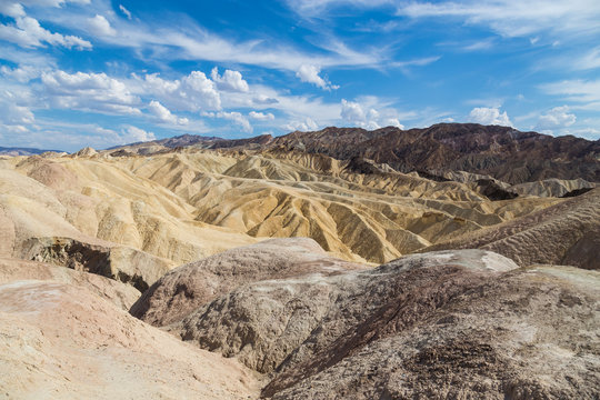 Zabriskie Point in Death Valley National Park, California, USA