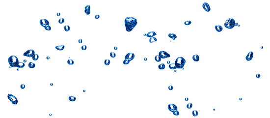 blue water wave liquid splash bubble drink