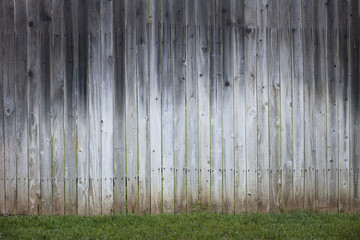 Wooden fence