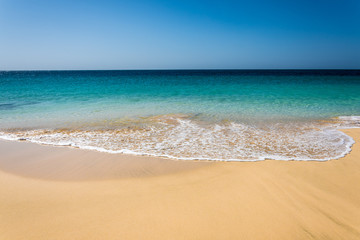 Fototapeta na wymiar Beach in Sal, Cape Verde, Africa