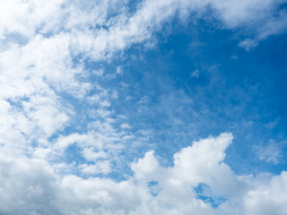 Blue cloudy sky
