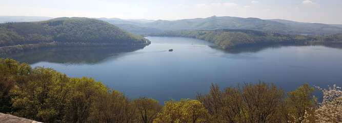 Edersee, Waldeck, Panorama, Ederstausee, Ferienregion