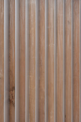 Wood Slats With Aluminum Corners