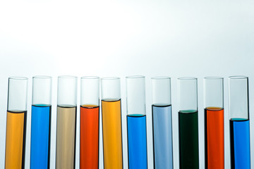 science laboratory test tubes