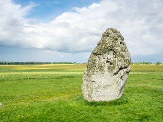 Heel stone in Stonehenge