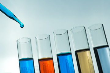 science laboratory test tubes