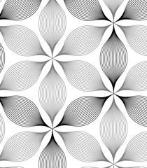 Seamless pattern. Floral stylish background. Vector repeating texture