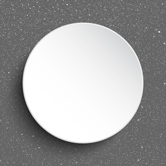 Vector frame on a background of snow. Eps 10.