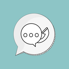 Obraz premium Call center design. Global communication. Flat illustration,