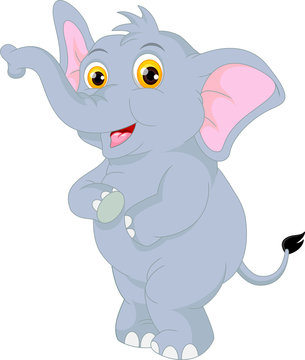 cute elephant cartoon 