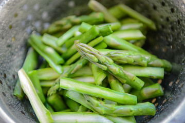 Asparagus, closeup