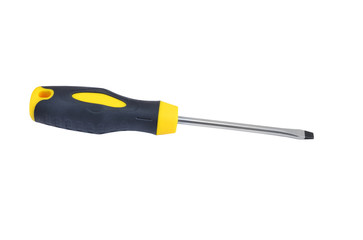 Screwdriver on white