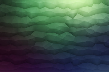 Abstract 3d vector geometrical polygonal structure dark background for design, business, print, web, ui and other