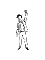 successful winner champion