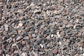 Crushed stone the granite crushed