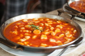 Gnocchi ao sugo