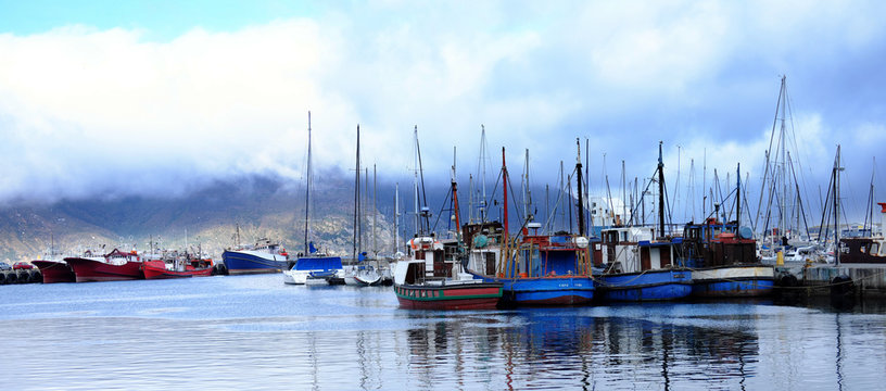 Fishing harbour in Cape Town