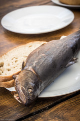 geräucherter Saibling.