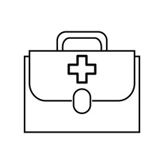 first aid kit , vector