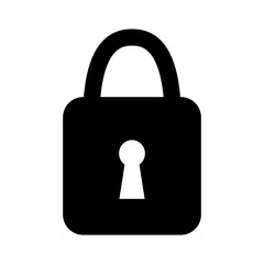 secure lock icon , vector