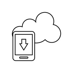 smartphone concept illustration , vector