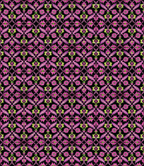 Iznik Tile Seamless Pattern