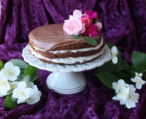 The Rococoa Cake, Delicious chocolate cake.