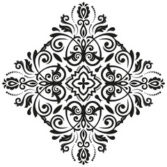 Elegant Vector Ornament in the Style of Barogue