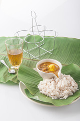Southern Thai Style Curry with Rice(khao mun kaeng) curry-on-ric