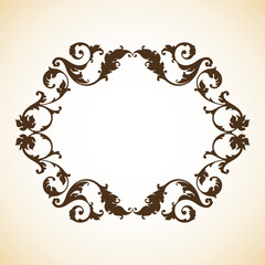 vintage ornamental frame