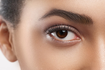 Fototapeta premium Pretty young woman with beautiful appearance