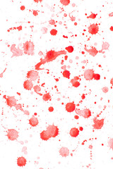 Red watercolor blood stains - 113251159
