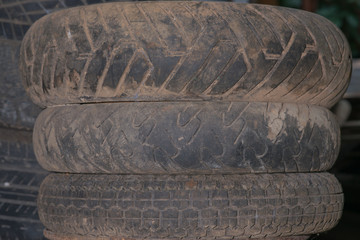 Old tires.